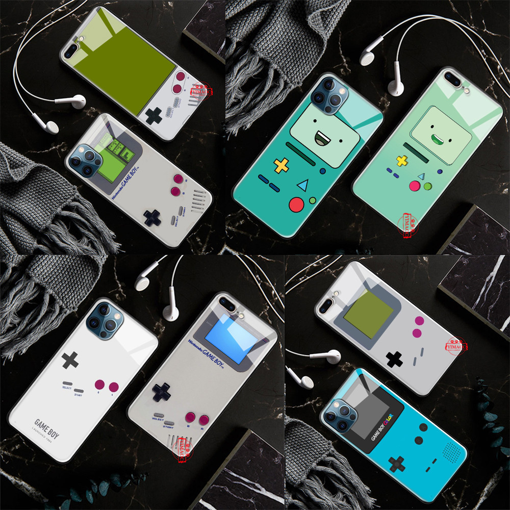 เคสโทรศัพท์มือถือกระจกนิรภัย ลายเกมคอนโซล Tetris L174 สําหรับ iPhone X XS XR 11 Pro Max