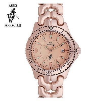 ♞,♘,♙Paris Polo Club PPC-230806หน้าปัด 3.8นาฬิกาผู้หญิงParis Polo นาฬิกาปารีสโปโลสุดหรูประกันศูนย์ไ