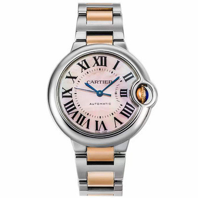 Cartier Cartier Blue Balloon Ladies Watch Mother-of-Pearl Pink Disc Mechanical W6920070