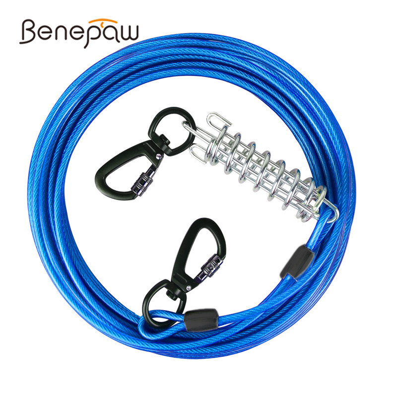 Benepaw สายโซ่เหล็ก ทนทาน รับน้ําหนักได้ถึง 75 กก. 3 ม. 5 ม. 10 ม. 15 ม. สําหรับสัตว์เลี้ยง สุนัข