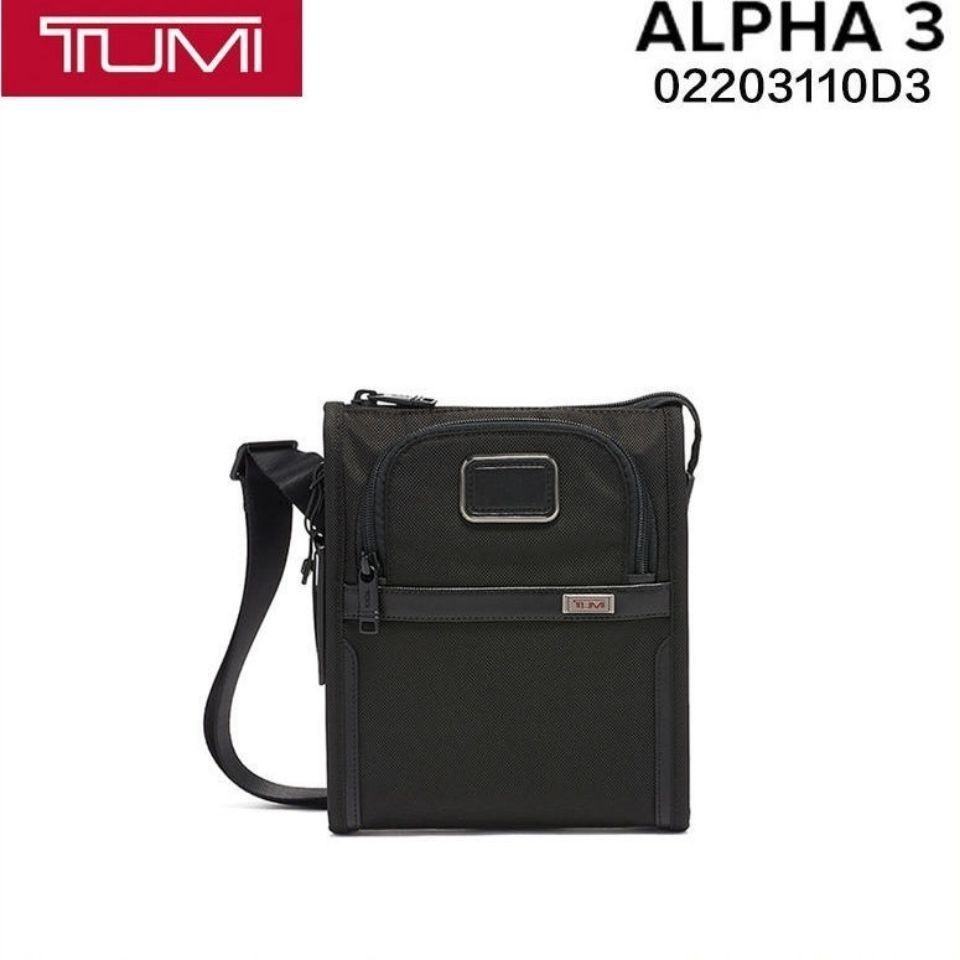 Tumi Tumi Ballistic กระเป๋าสะพายไหล่ ผ้าไนล่อน สําหรับผู้ชาย2203110 Alpha3 Series กระเป๋าสะพายไหล่