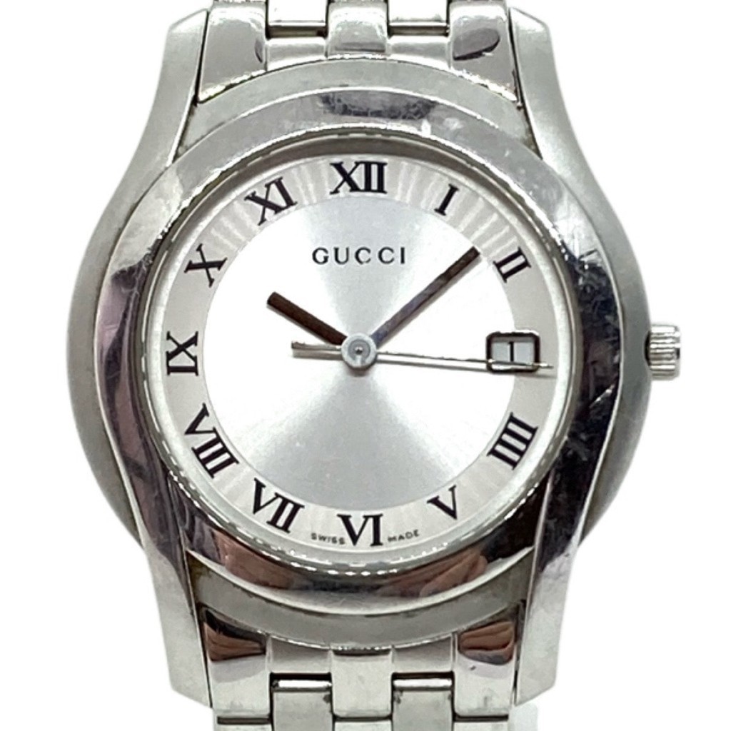 สินค้ามือสอง GUCCI Watch Silver White Brandear