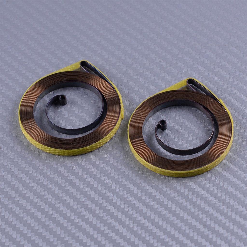 2 ชิ้น Recoil Rewind Spring Starter เหมาะสําหรับ Stihl HS46 HS56C HS81R HS81T 4237 190 0600