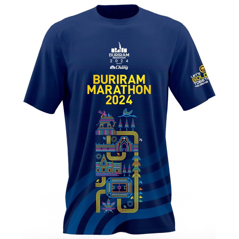 Jucidao557-เสื้อบุรีรัมย์มาราธอน  BURIRAM Marathon สีกรม ของแท้