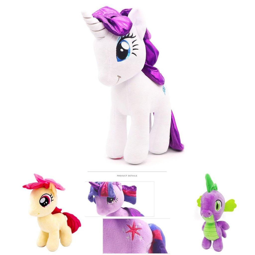 ตุ๊กตายัดนุ่น Little Pony My Plush Twilight Sparkle Pinkie Pie ของเล่นสําหรับเด็ก