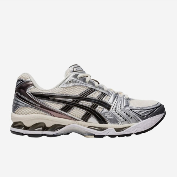 ♞,♘Asics Gel-Kayano 14 (Cream Black, Silver Moon, Black Glacier Grey, (W) White Midnight) jh