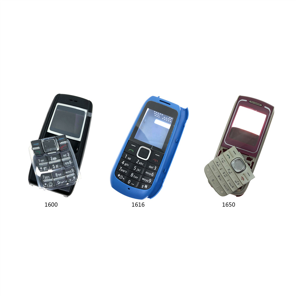 เคสโทรศัพท์มือถือ พร้อมปุ่มกดแบตเตอรี่ สําหรับ Nokia 1616 1650 1600