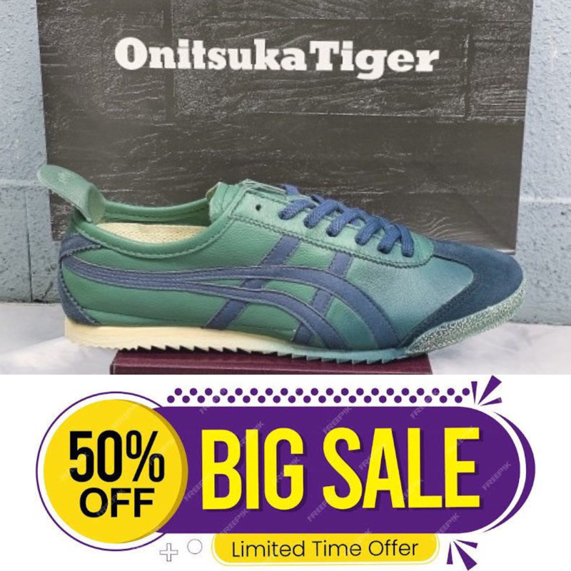 Onitsuka Tiger Mexico 66 Japan Nippon Made Blue รองเท้าวินเทจ