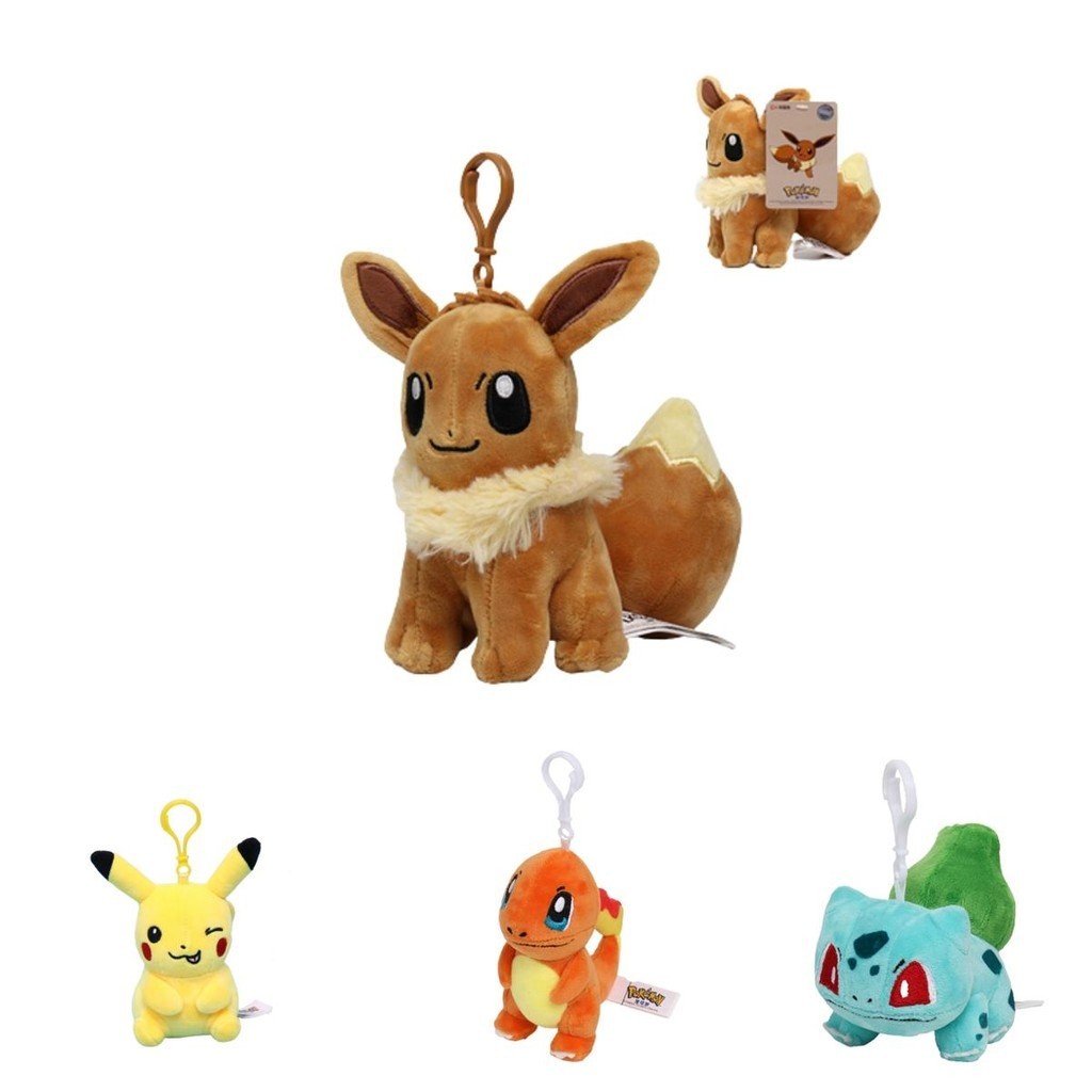 พวงกุญแจ จี้ตุ๊กตา Pokemon Pikachu Charmander คุณภาพดี สําหรับห้อยกระเป๋า