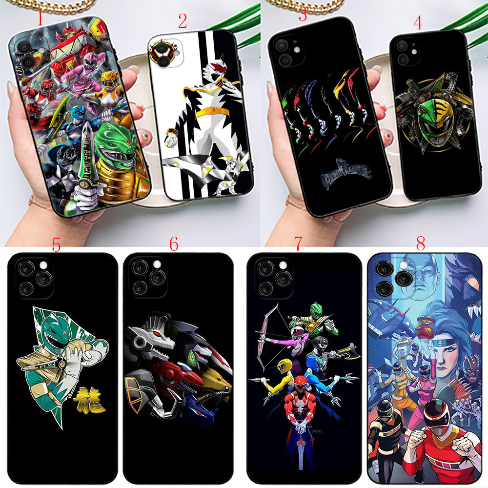 เคสโทรศัพท์มือถือ แบบนิ่ม ลาย Power Ranger สีดํา สําหรับ iPhone 14 14 Pro Max 14 plus 15 15 Pro Max 15 plus A26