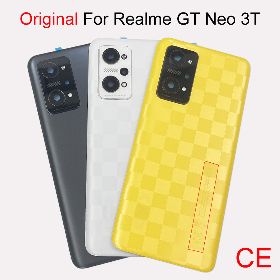 ฝาครอบแบตเตอรี่ด้านหลัง แบบเปลี่ยน สําหรับ Realme GT Neo 3T Neo3t RMX3372 RMX3371