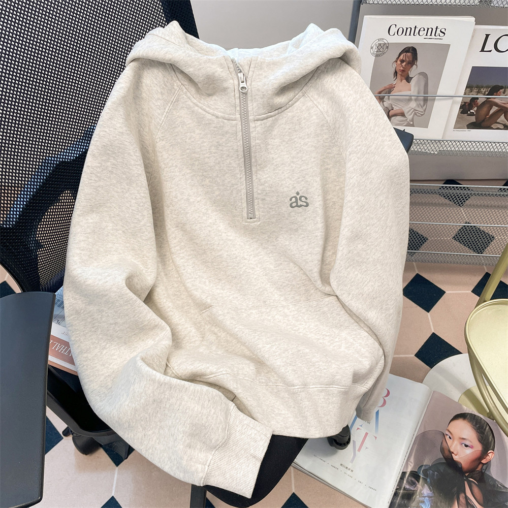 ส่งจากกรุงเทพฯ Solovely M-2XL ผู้หญิง สไตล์เกาหลี แขนยาว เสื้อโค้ท ปักผ้า โอเวอร์ไซส์ เสื้อฮู้ด ราคา ถูกที่สุด ดีลบีเคเค แกลเลอรีภาพที่ 2