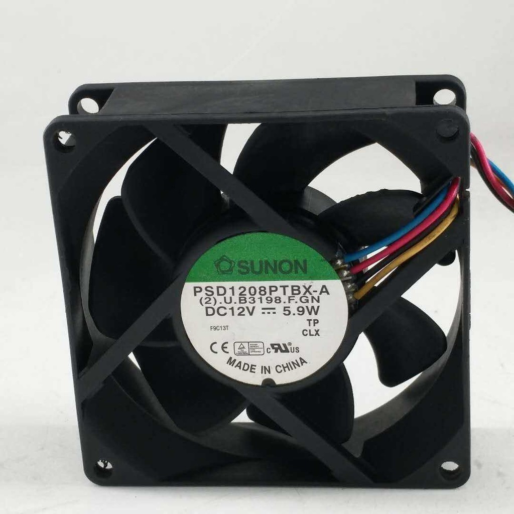 ของแท้ พัดลมระบายความร้อน SUNON PSD1208PTBX-A 8CM 8025 12V 5.9W 80 * 80 * 25 มม.