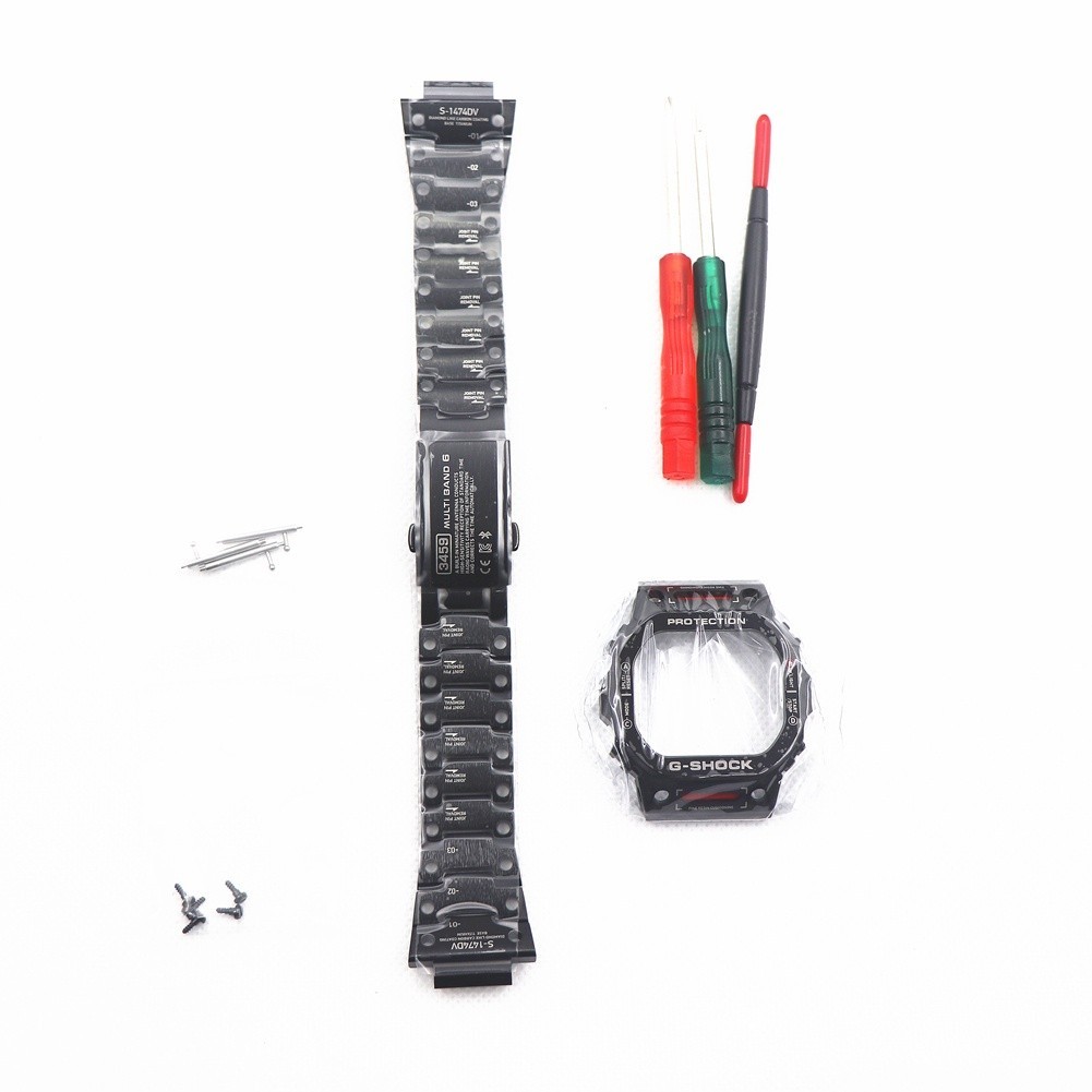 สายนาฬิกาข้อมือสเตนเลส สําหรับ Casio DW 5600 DW5610 Bezel Frame GW-M5610 GW-M5600 GWB5600HR DW5600E