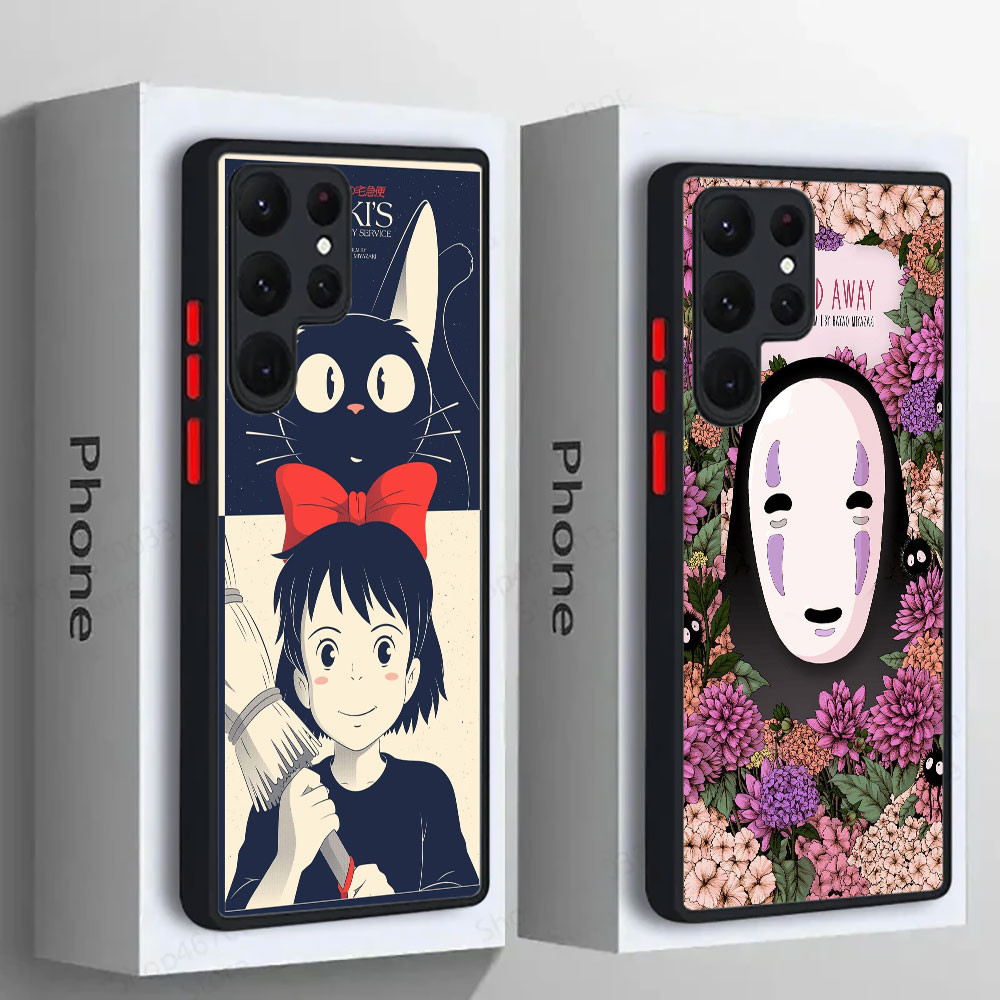 Spirited Away Studio Ghibli อะนิเมะเคสโทรศัพท์สําหรับ Samsung S25 Ultra S24 S23 S21 S20 FE S22 Plus 