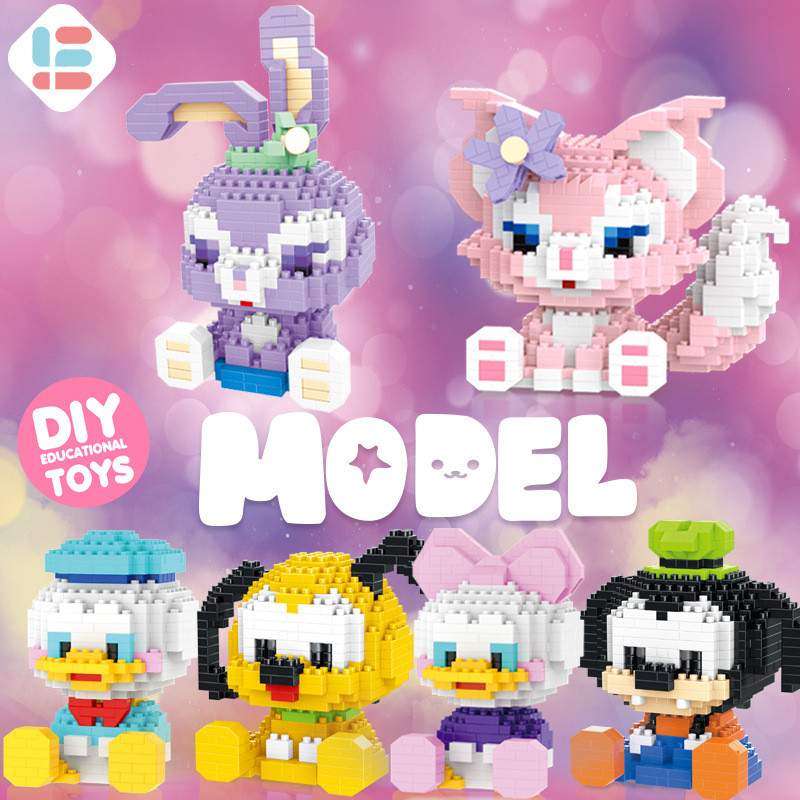 hot🔥การประกันคุณภาพ🔥 import Mini Kulomi Building Block Character Model Nano Block Cartoon Block T