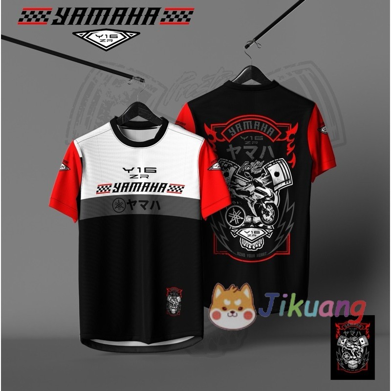 Yamaha Y16ZR ระเหิด Tshirt Baju Yamaha Y16ZR Baju Ride For Rider Y16ZR