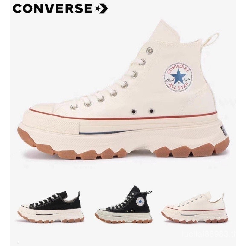 Converse run Star hike รองเท้าผ้าใบ ทรงสูง สําหรับผู้ชายและผู้หญิง