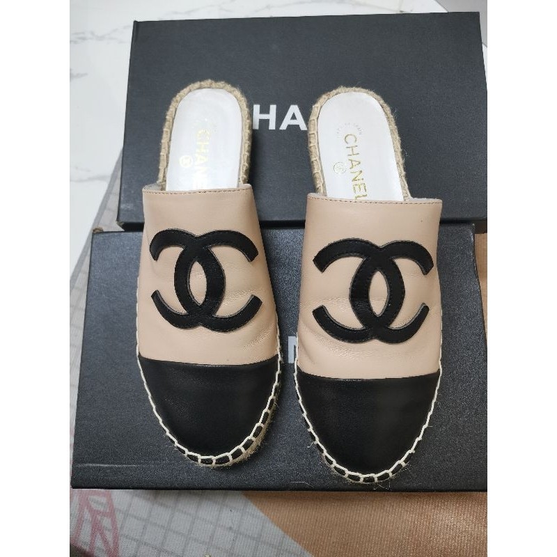 ♞,♘,♙Chanel Espadrilles slip on shoes 40 [Used]