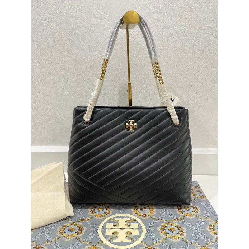 พร้อมส่ง[ผ่อน 0%]TORY BURCH KIRA CHEVRON TOTE