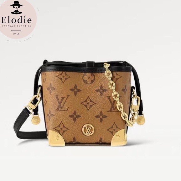 (FW23 show model) Louis Vuitton NOE Purse online only handbagกระเป๋าสุภาพสตรี Siomai กระเป๋าทรง Buc