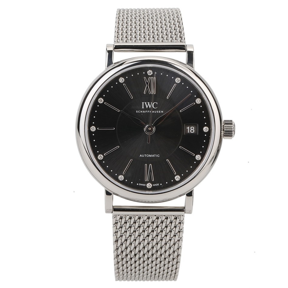 Iwc IWC IWC นาฬิกาผู้หญิง Botao Fino Series นาฬิกากลไกอัตโนมัตินาฬิกาสุภาพสตรี IW458110