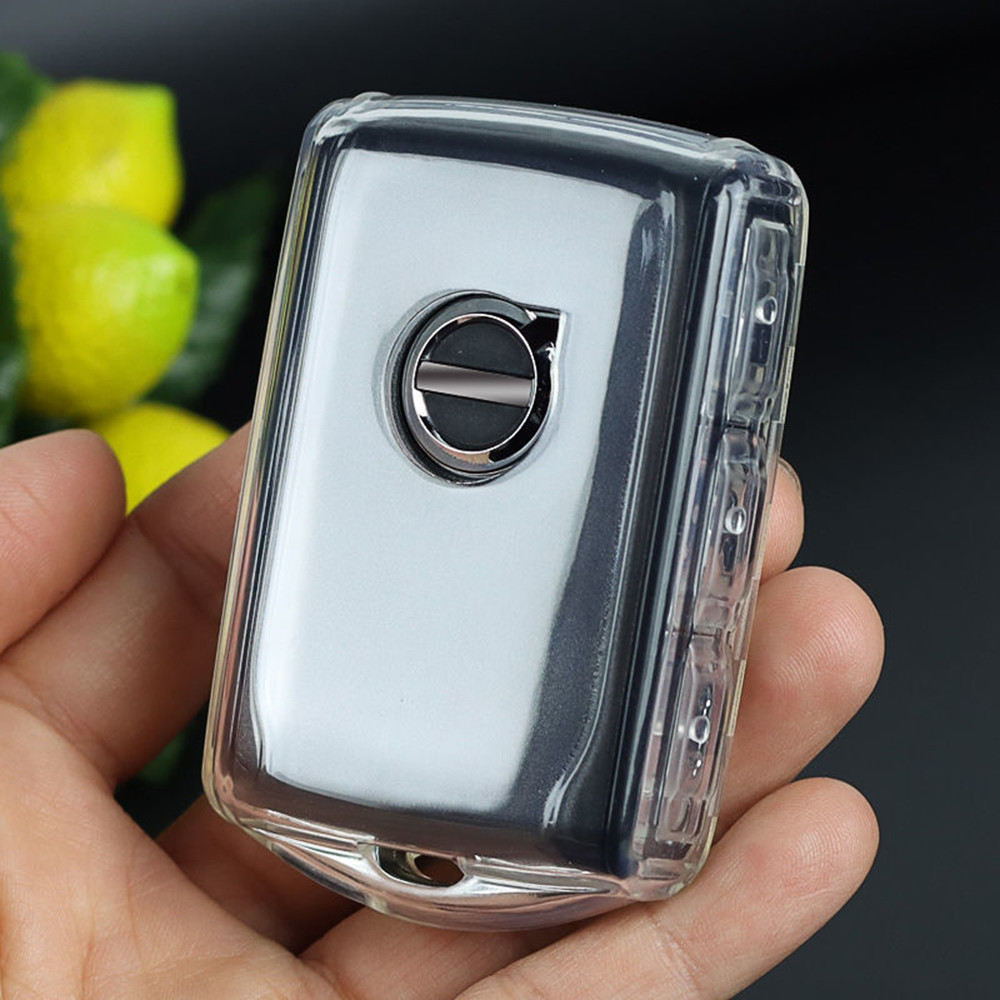 เคสกุญแจรีโมตรถยนต์ TPU แบบใส อุปกรณ์เสริม สําหรับ Volvo Xc90 V90 S60 V60 2019 Xc40 Xc60 S90 2020-2023