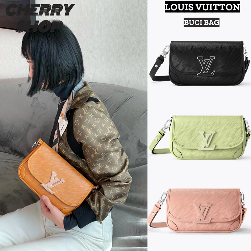 หลุยส์วิตตอง Louis Vuitton BUCI กระเป๋าสะพายข้างLV กระเป๋า M59386