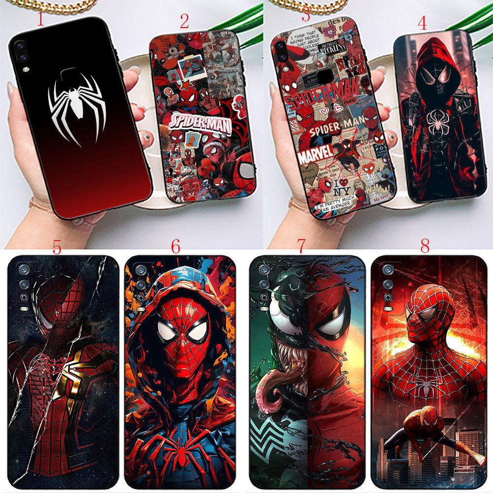 Vivo y11 y12 y15 y17 y19 y20 y20i y20s y11s y5s U3 V29 V27 Y17S Y27 V27E A30 Spider-Man เคสโทรศัพท์ส