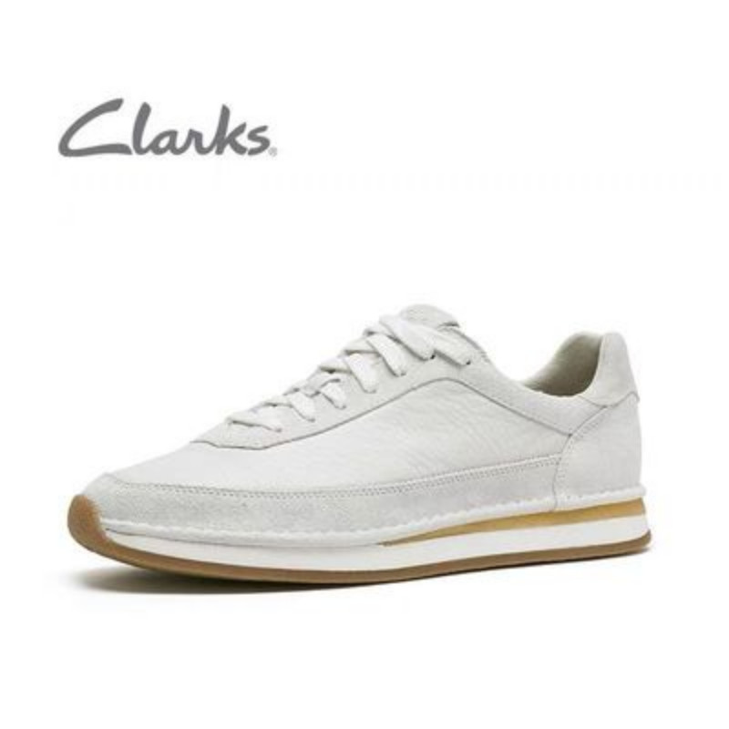 Clarks รองเท้าผ้าใบ รองเท้าวิ่ง แบบผูกเชือก สําหรับผู้ชาย และผู้หญิง【CraftRun】