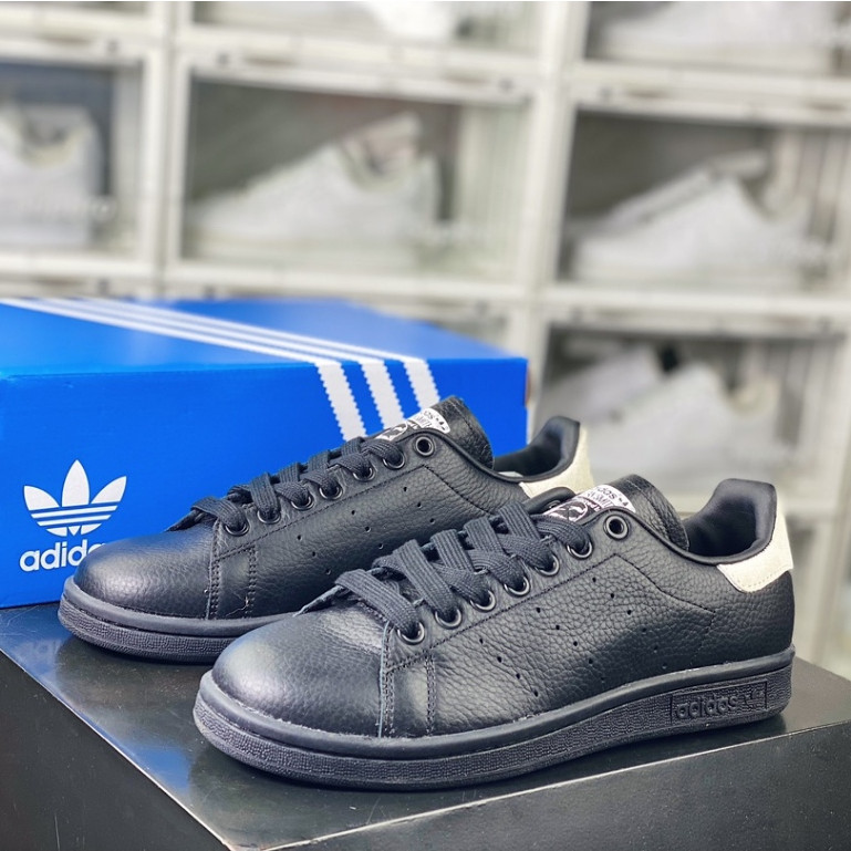 Adidas Stan Smith Triple Black Classic Leather Casual Shoes Unisex Sneakers For Men Women M20329