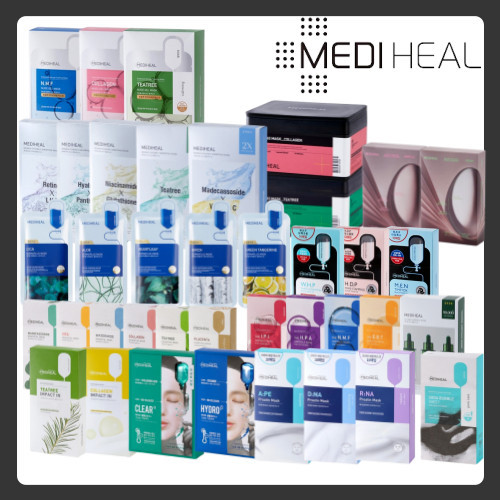 [MEDIHEAL] สายมาส์กคอลลาเจน สีนู้ดเจล Derma 365 Derma Synergy Dermaplus Retinol Lifting Black Acoul