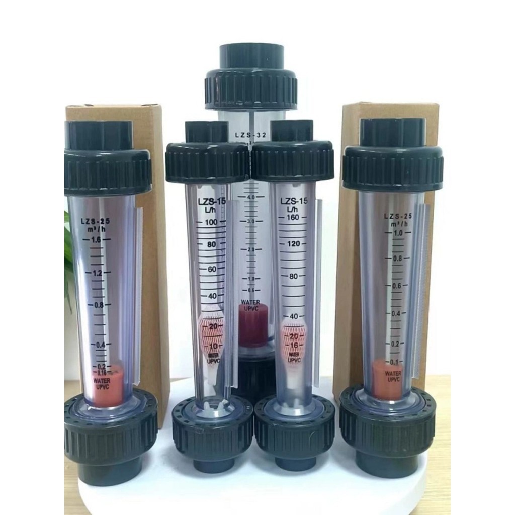 หนาทนต่อการกัดกร่อนคุณภาพสูง LZS15/20/25 ท่อลอยเครื่องวัดการไหลของน้ําของเหลวพลาสติกเครื่องวัดการไหล