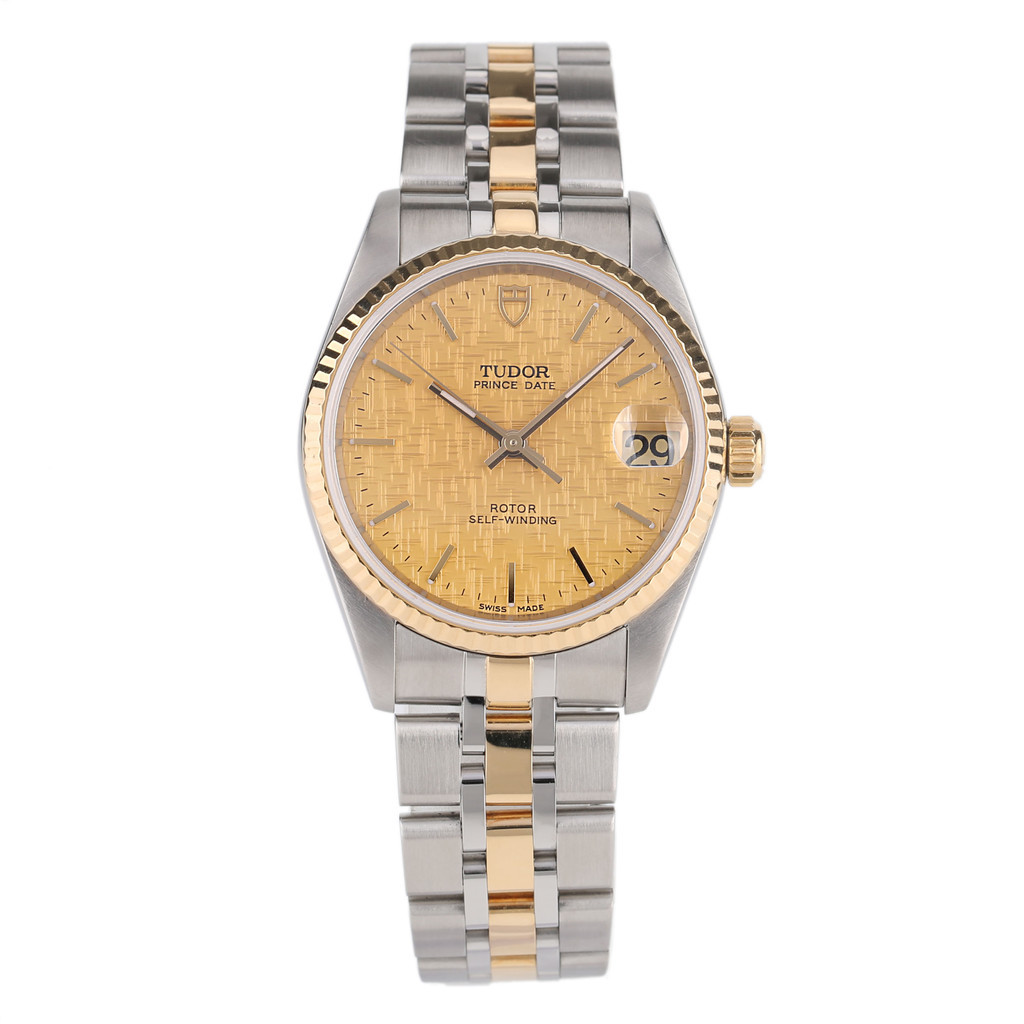 Tudor Prince และ Princess Series สแตนเลส 18K Gold นาฬิกากลไกอัตโนมัตินาฬิกาหญิง 72033
