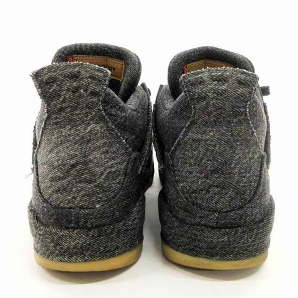 Nike Levi's AIR JORDAN 4 RETRO รองเท้าผ้าใบ สีดํา 27 ส่งตรงจากญี่ปุ่น มือสอง
