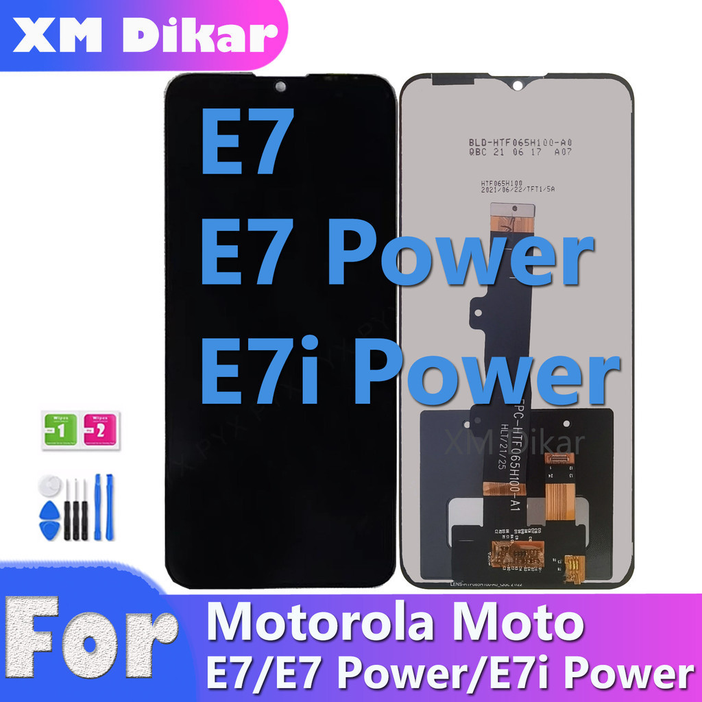 คุณภาพสูงสำหรับ Motorola Moto E7 Power Xt2097 E 2020 Xt2052จอแสดงผล หน้าจอสัมผัส Digitizer LCD สำหรับ E7i Power
