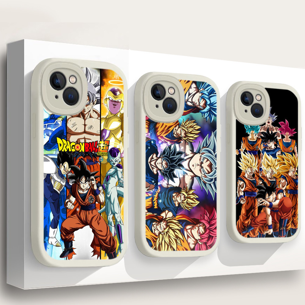 เคสโทรศัพท์ซิลิโคน TPU แบบนิ่ม ลาย K423 Goku Dragon Ball Super Z สําหรับ iPhone 11 12 13 Mini Pro Max