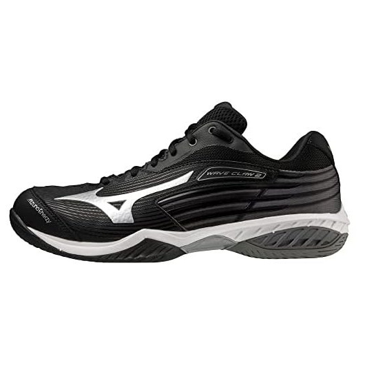[HOT] [Mizuno] Badminton Shoes Wave Claw 2 WIDE Black / Silver / White 24.5 cm 4E [From JAPAN]