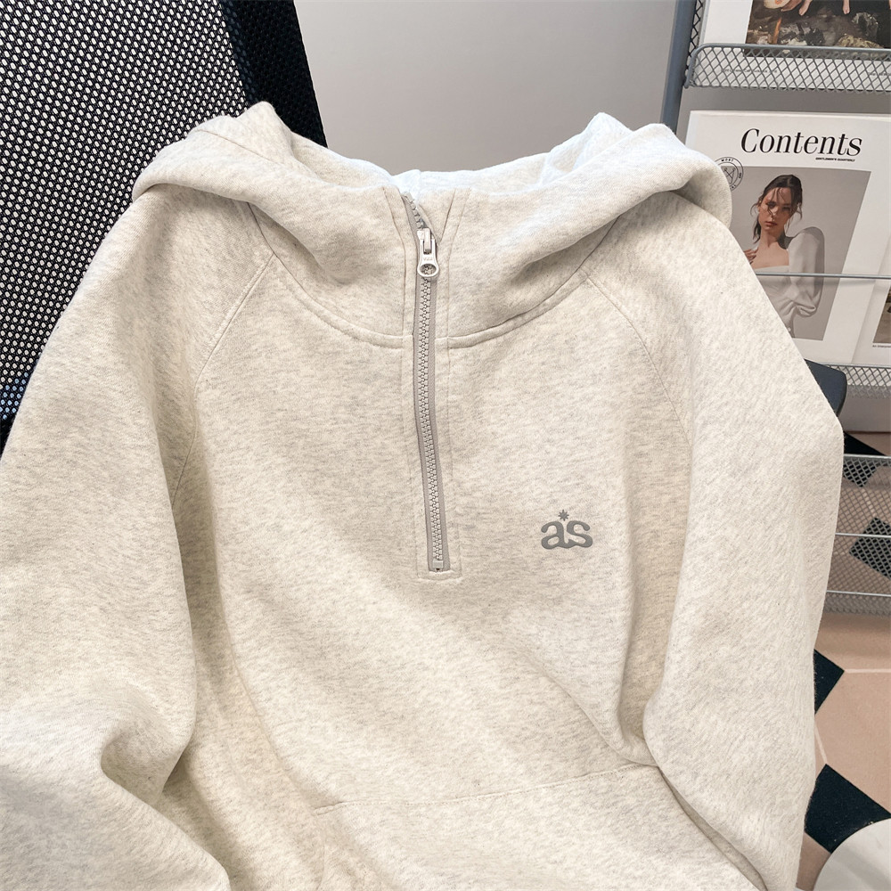 ส่งจากกรุงเทพฯ Solovely M-2XL ผู้หญิง สไตล์เกาหลี แขนยาว เสื้อโค้ท ปักผ้า โอเวอร์ไซส์ เสื้อฮู้ด ราคา ถูกที่สุด ดีลบีเคเค แกลเลอรีภาพที่ 3