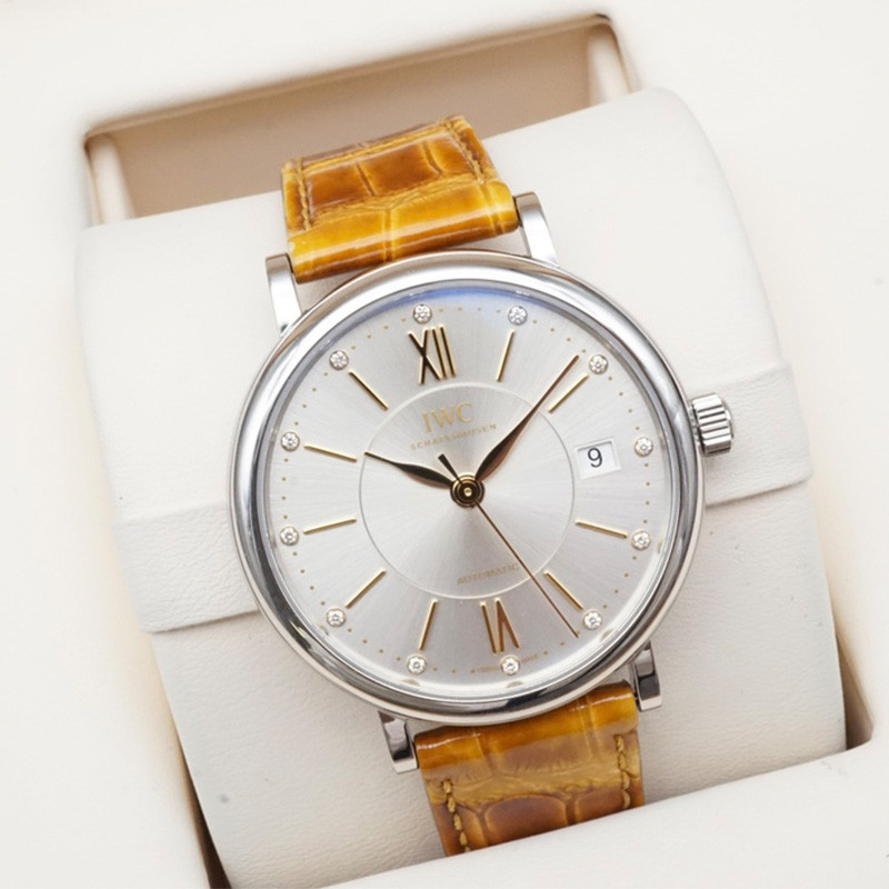 Iwc IWC IWC Baitao Fino นาฬิกา 37 มม.ผู้ชายผู้หญิงนาฬิกาอัตโนมัติ IW458101