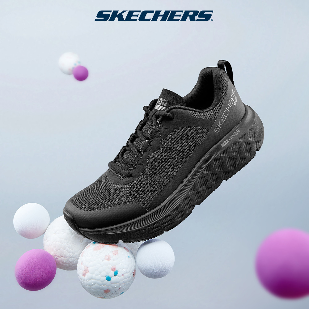Skechers สเก็ตเชอร์ส รองเท้า ผู้หญิง GOrun Max Cushioning Delta Shoes - 129116-BBK