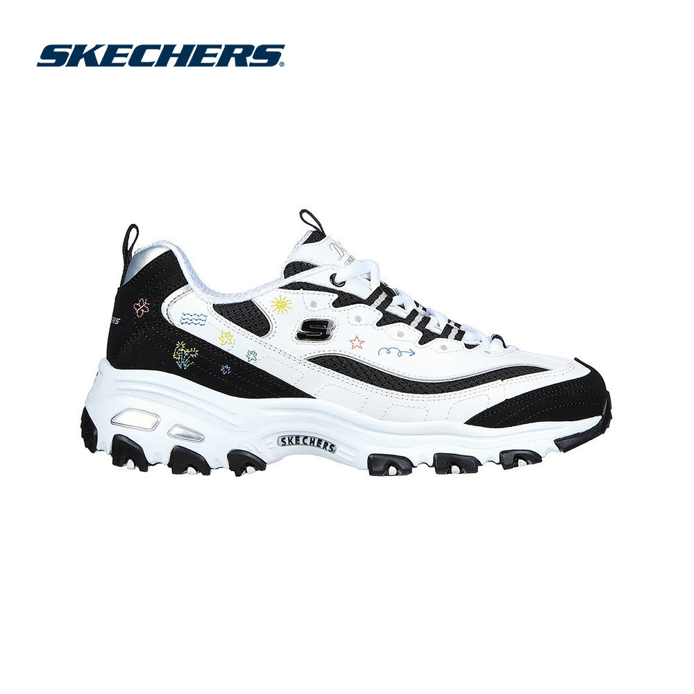 Skechers สเก็ตเชอร์ส รองเท้า ผู้หญิง Sport D'Lites 1.0 Shoes - 896155-WBK