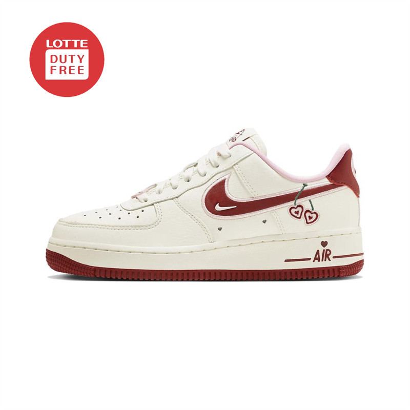 100% original Nike Air Force 1 Low 07 LX "valentine's Day" non-slip wear-resistant low-cut sneakers