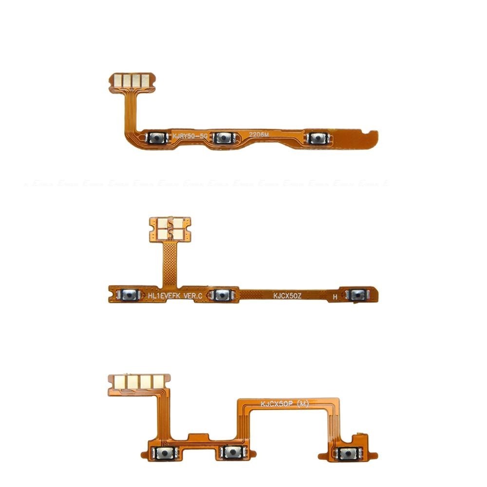 สวิทช์เปิดปิดคีย์ปิดเสียงเงียบปุ่มปรับระดับเสียง Flex Cableอะไหล่ซ่อมสําหรับ HuaWei Nova 10 10z 9 8i Y61 Y70 Y71 Y90 Pro Plus SE
