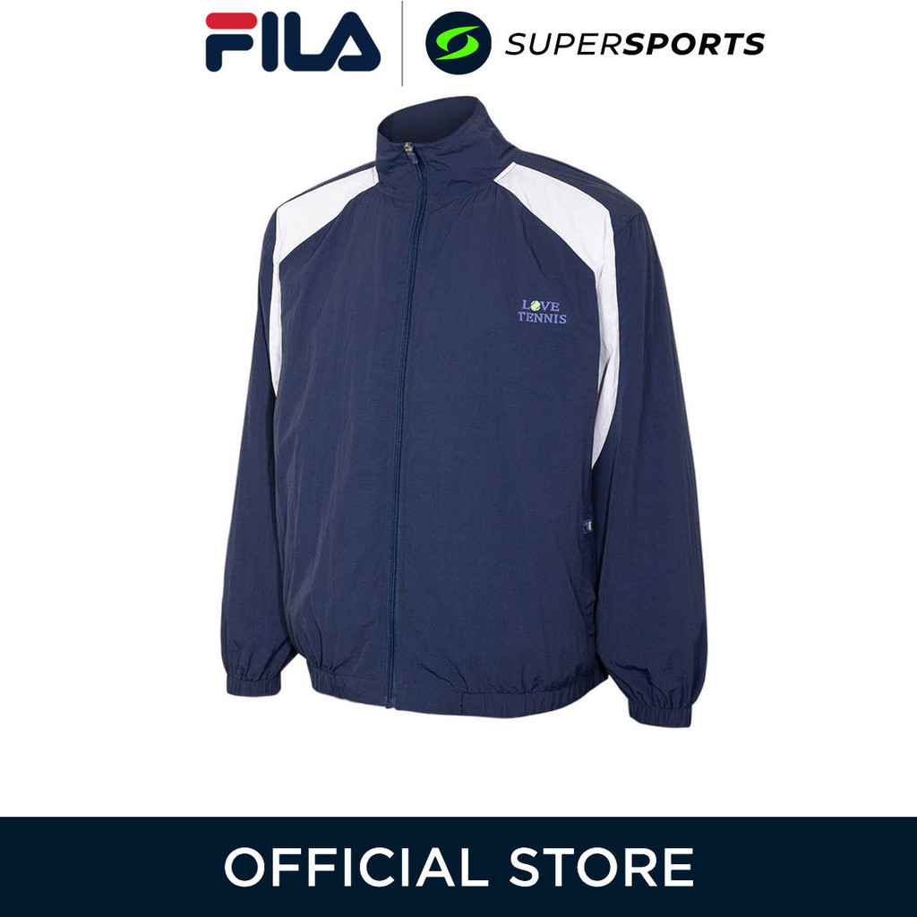 ♞,♘,♙FILA Tennis JKD240820M เสื้อแจ็คเก็ตออกกำลังกายผู้ชาย gf
