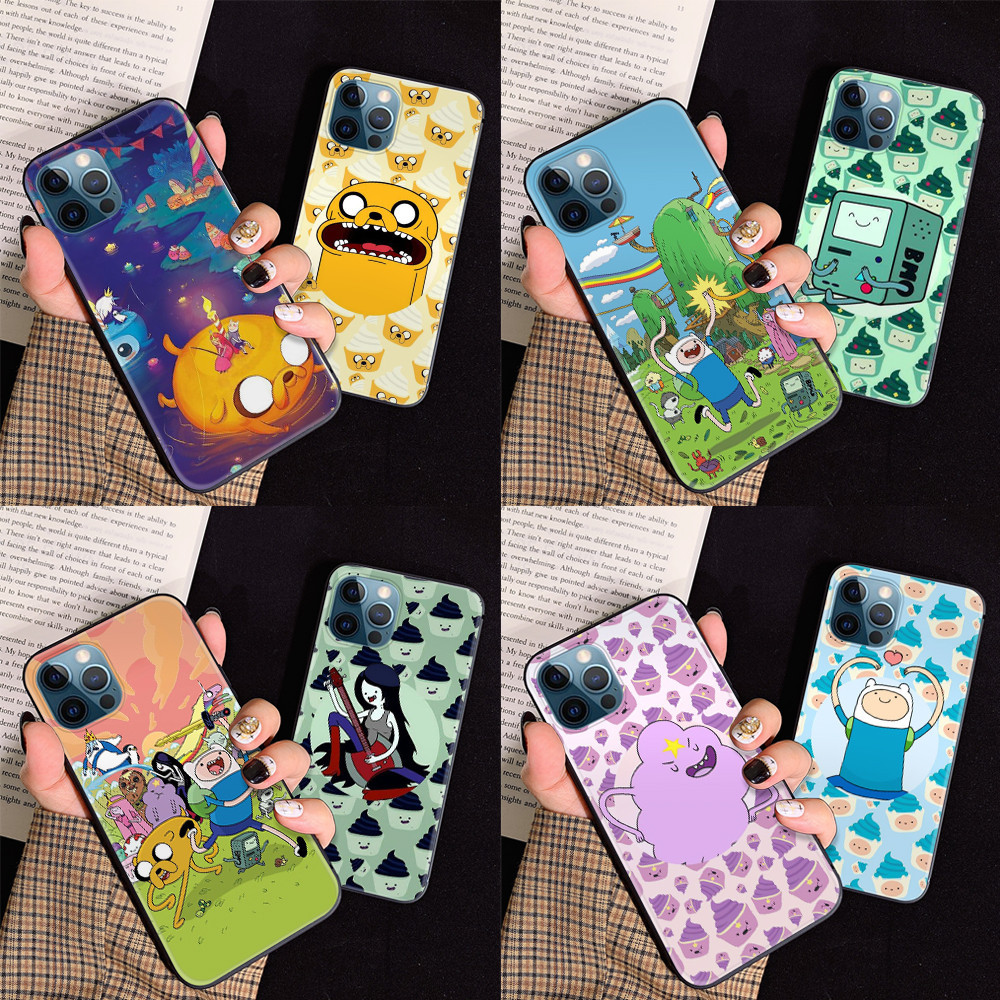 เคสโทรศัพท์ TPU แบบนิ่ม ลาย F29 Adventure Time สําหรับ iPhone 14 Plus 15 Pro Max