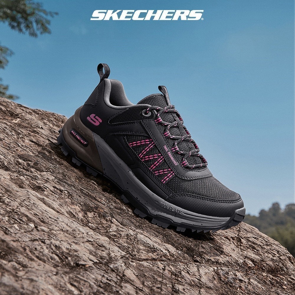 Skechers สเก็ตเชอร์ส รองเท้า ผู้หญิง Outdoor Max Protect Legacy Shoes - 180201C-BKPK