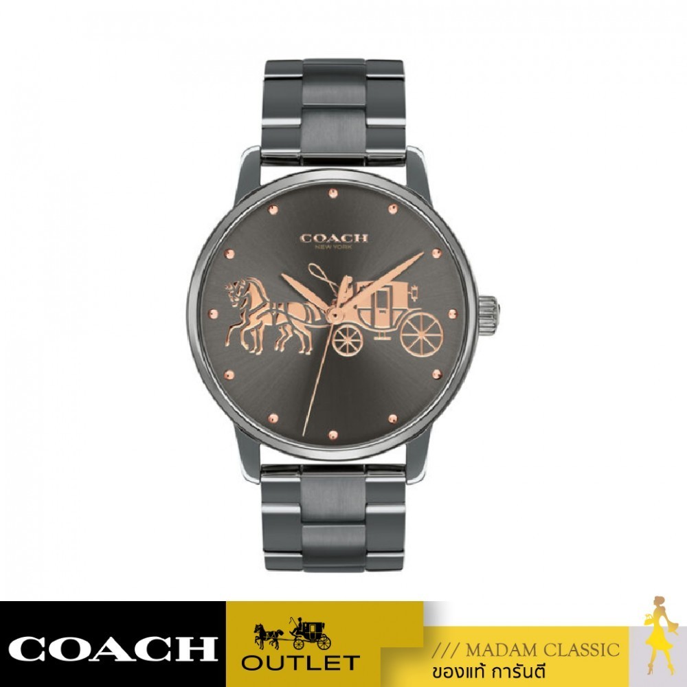 NEW นาฬิกาข้อมือ COACH 14502924 GRAND WOMEN'S WATCH, 36MM