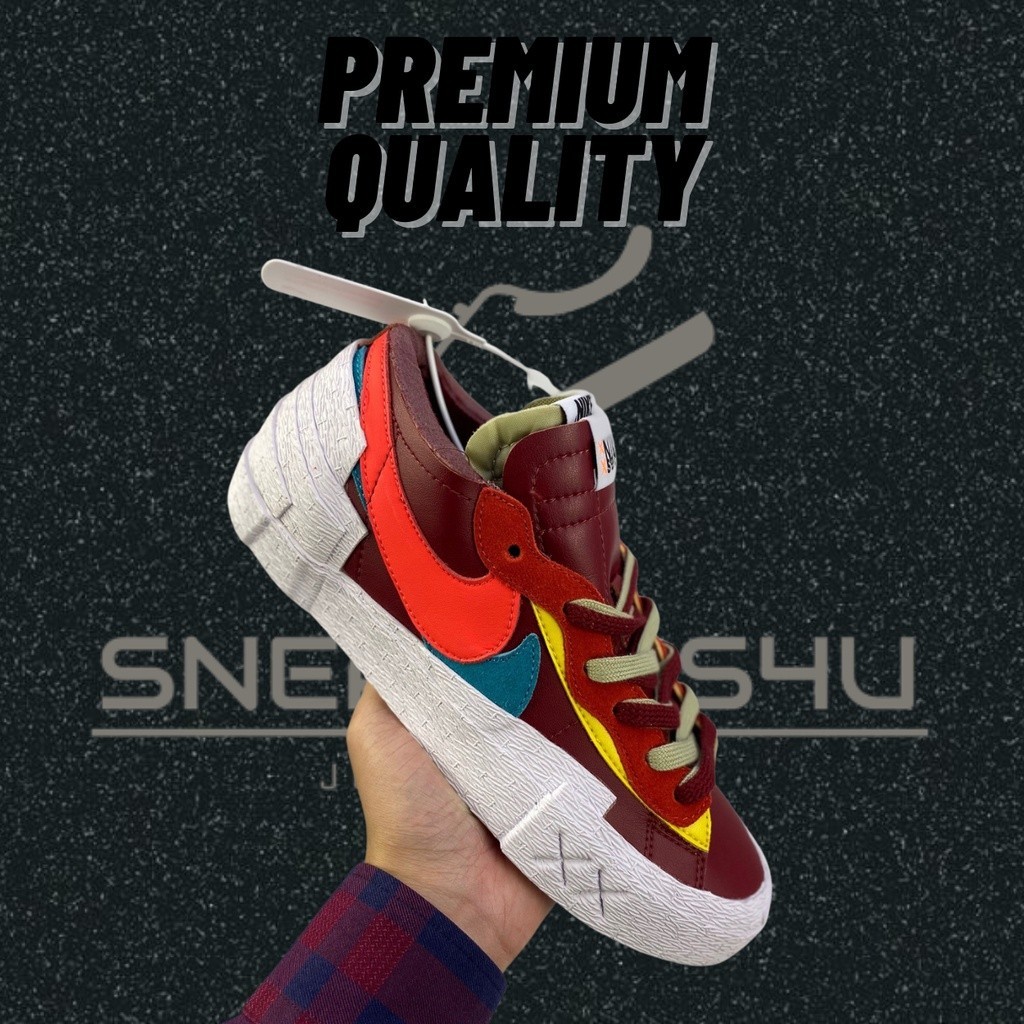 [Premium] Kaws X Sacai X Nike Blazer Low Multi Colour Casual Low Top Sneakers