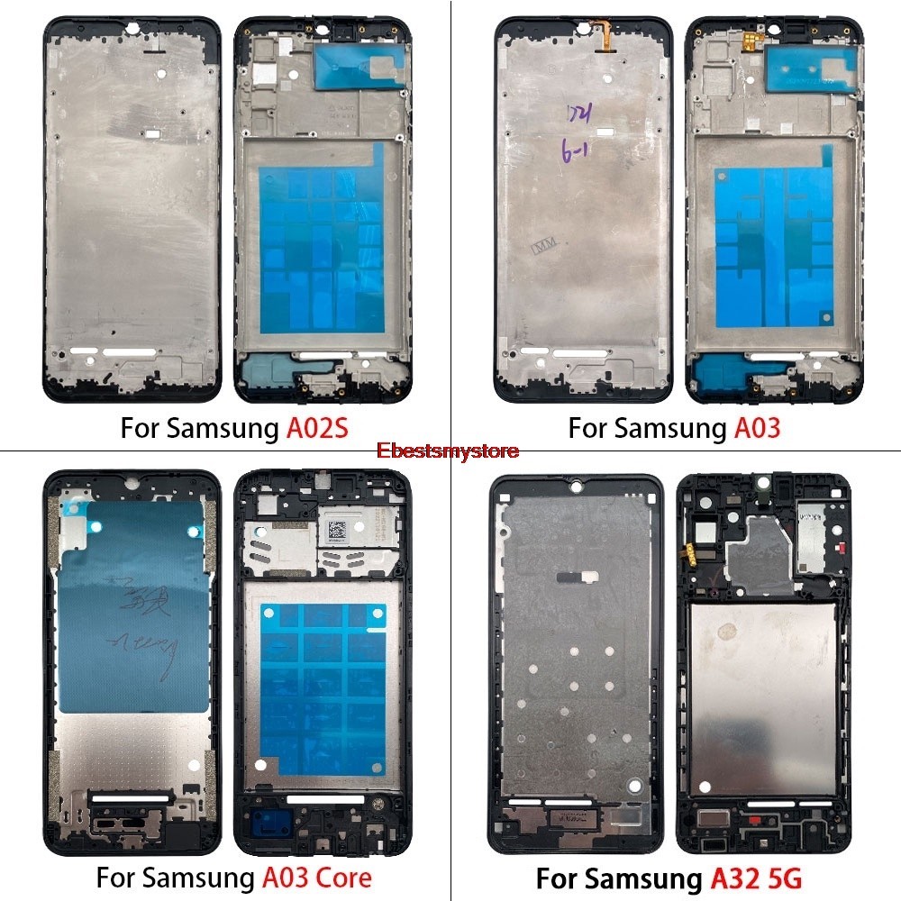 Ebemy- ใหม่ กรอบหน้าจอ LCD แบบเปลี่ยน สําหรับ Samsung Galaxy A02 A02S A03S A03 Core A04 A04S A04E A32 4G 5G A34